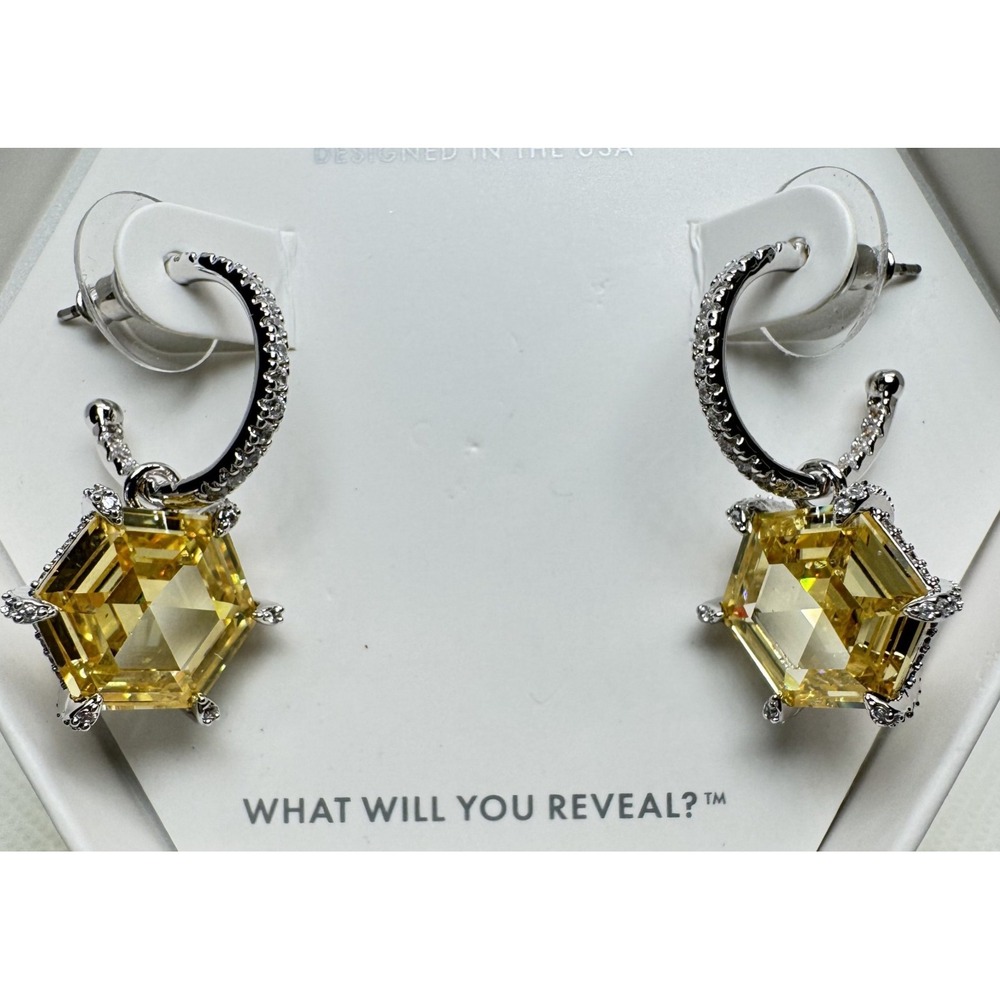 Bomb Party Earrings - F959628 Love Connections - Lemon Cubic Zirconia